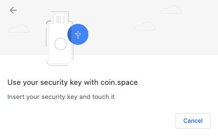 FIDO-certified security key