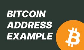 Bitcoin address example